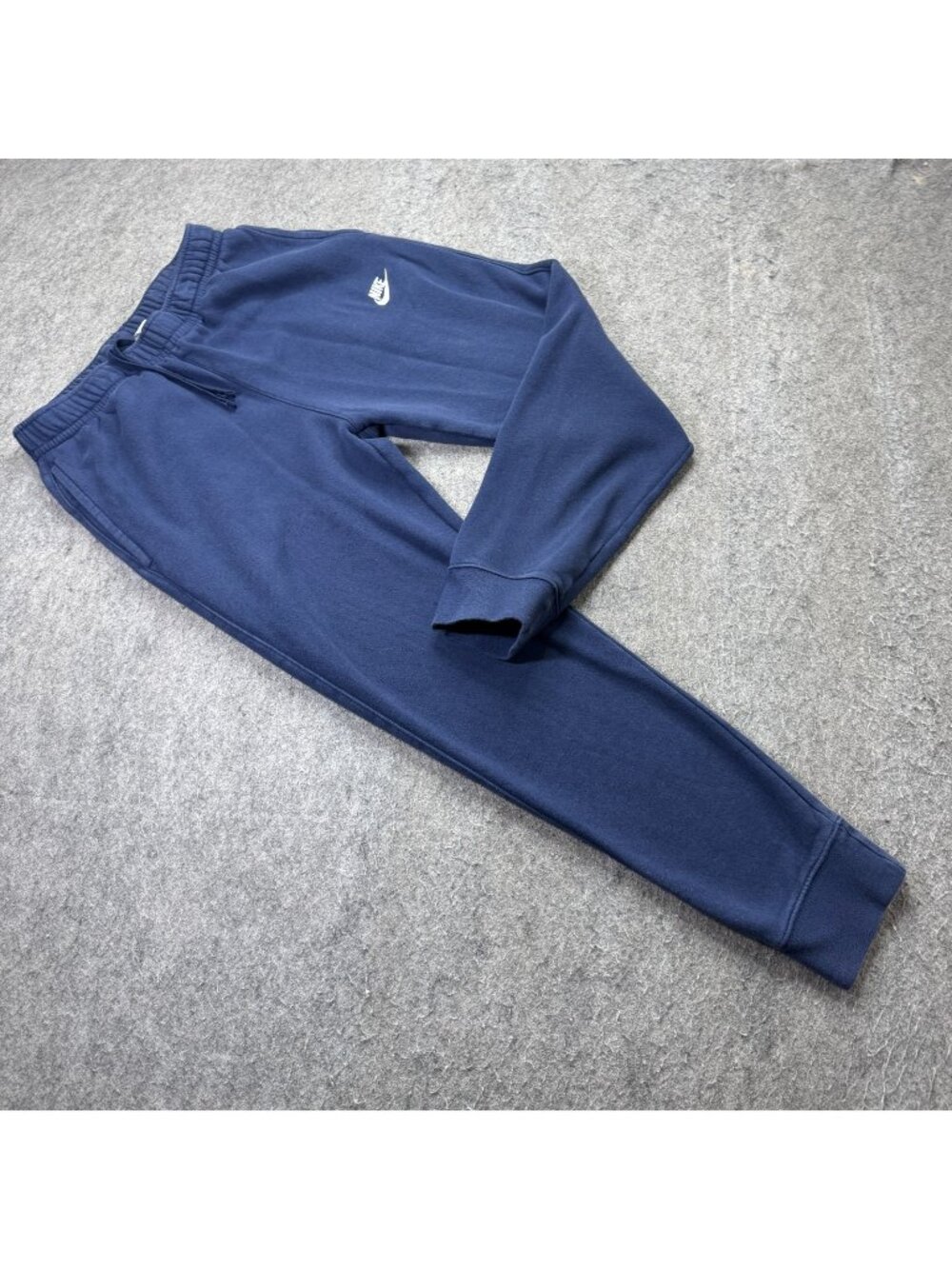 Nike Sportswear Club Fleece Joggers Men M Blue BV2671 Tapered 28" Sweatpants 051